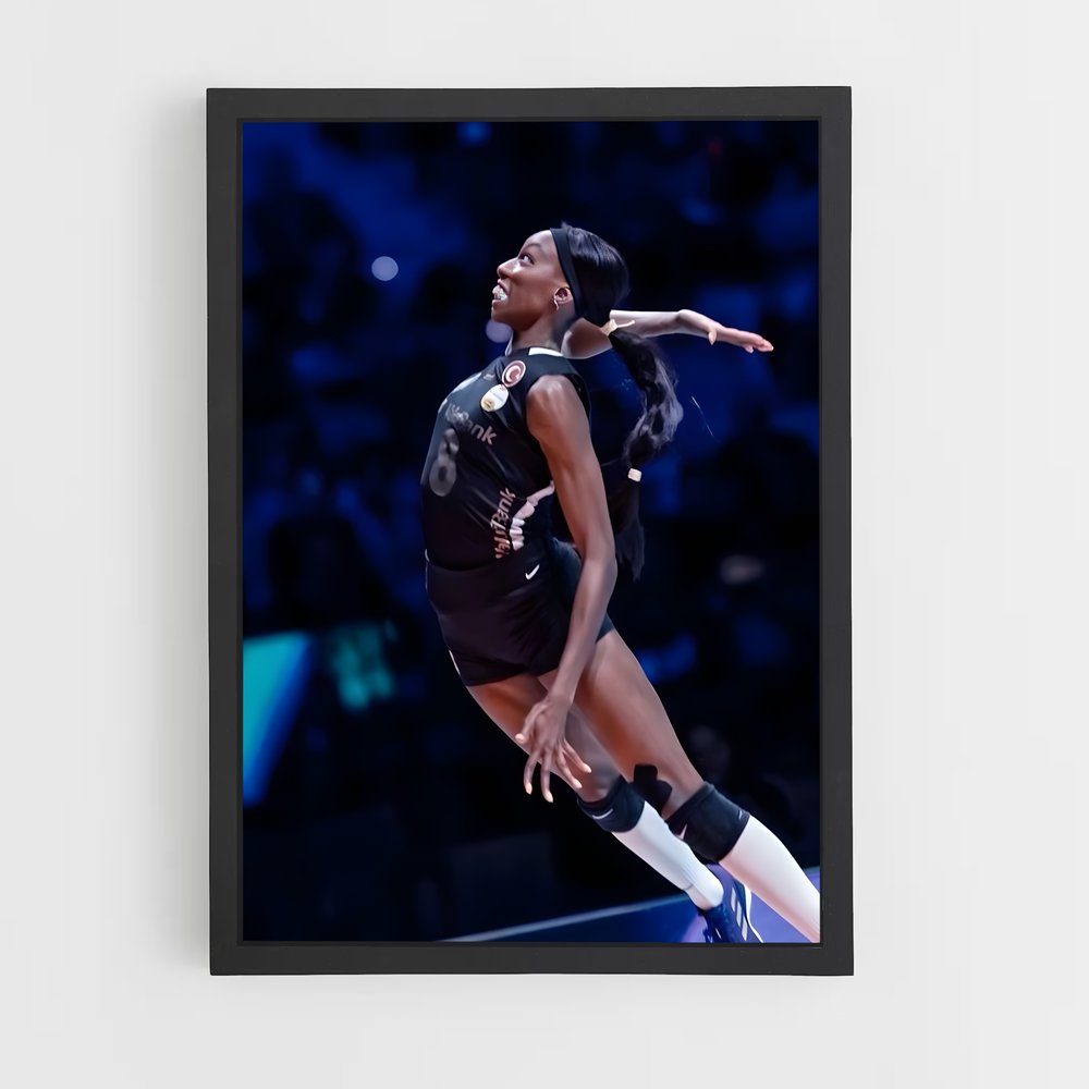 Poster L'Élan d'Egonu – affiche Volleyball (vue 2)